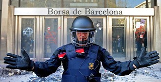 «Весь город прекратил работу». Репортаж из Барселоны (+видео)